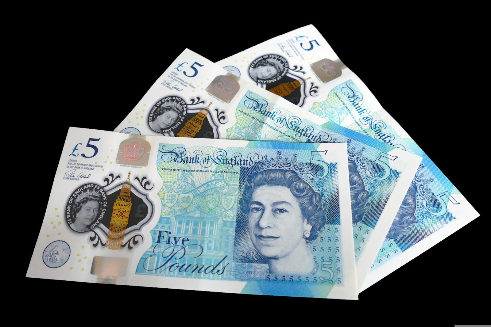 British pound banknotes