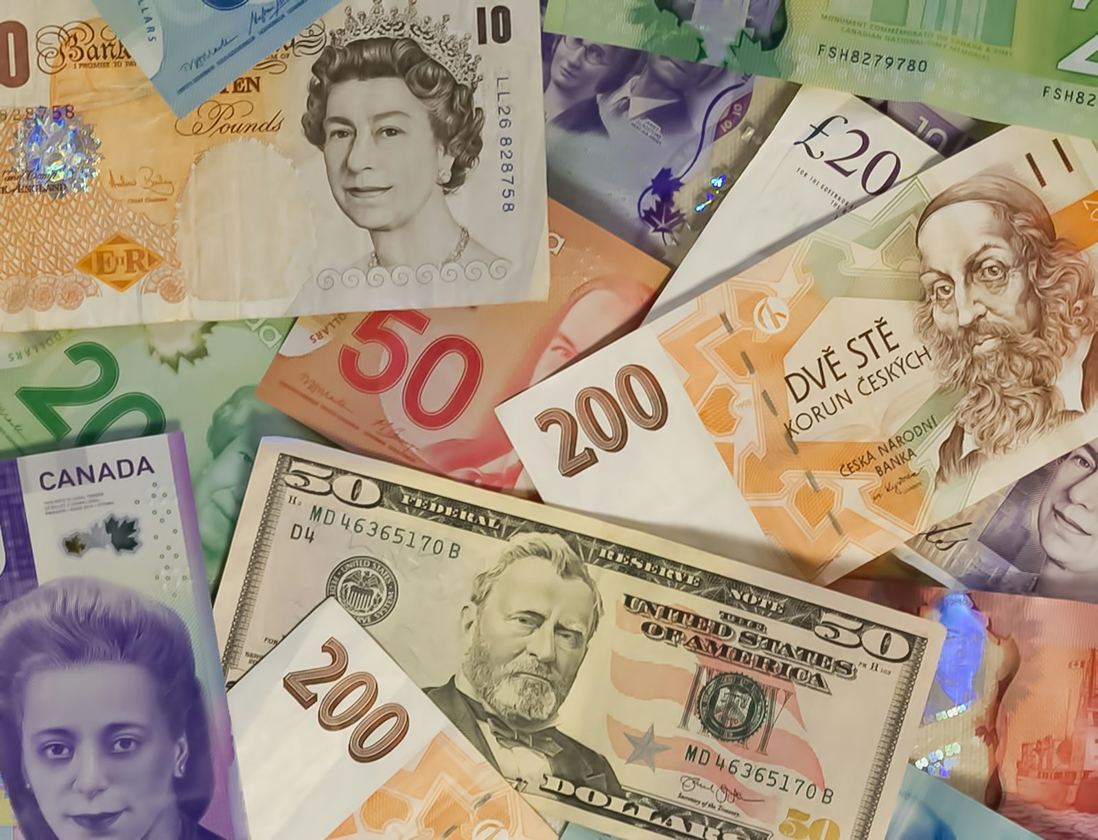 Foreign currency notes