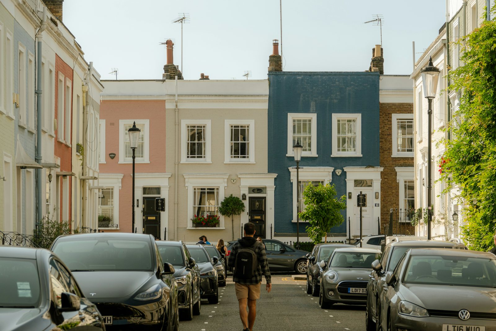 Houses in a residential area